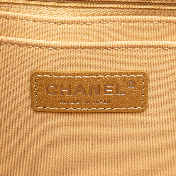 シャネル マトラッセ40 ココマーク チェーン ショルダーバッグ ゴールド ラムスキン レディース CHANEL 【中古】