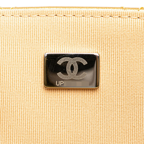 シャネル マトラッセ40 ココマーク チェーン ショルダーバッグ ゴールド ラムスキン レディース CHANEL 【中古】