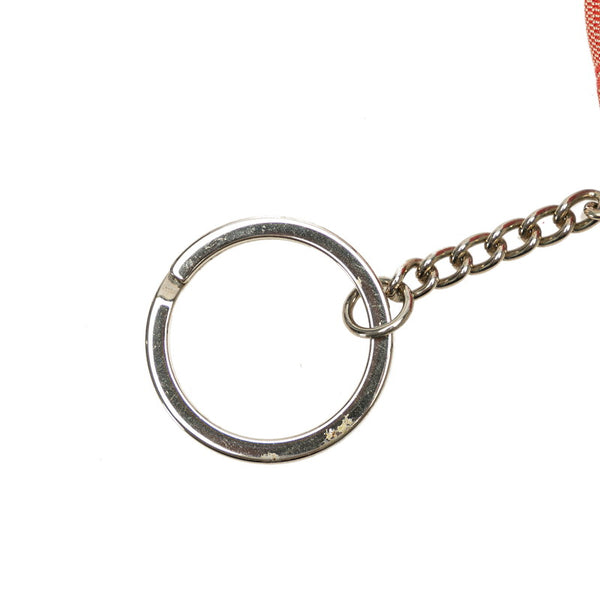 シャネル ニュートラベルライン ポーチ コインケース レッド キャンバス レディース CHANEL 【中古】