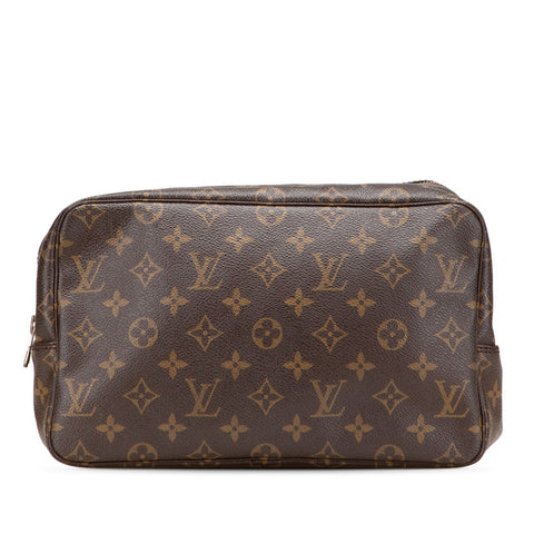 ルイ ヴィトン モノグラム トゥルーストワレット 28 セカンドバッグ クラッチバッグ M47522 ブラウン PVC レディース LOUIS VUITTON 【中古】