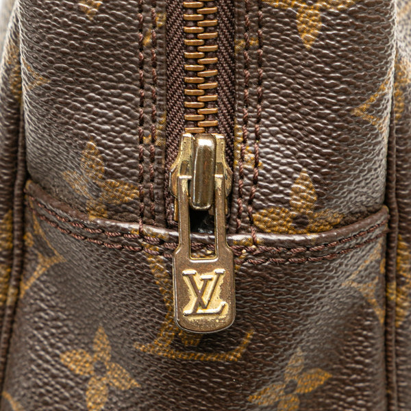 ルイ ヴィトン モノグラム トゥルーストワレット 28 セカンドバッグ クラッチバッグ M47522 ブラウン PVC レディース LOUIS VUITTON 【中古】