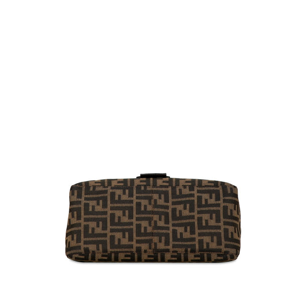 フェンディ ズッカ マンマバケット ワンショルダーバッグ ハンドバッグ 26325 ブラウン  キャンバス レザー レディース FENDI 【中古】
