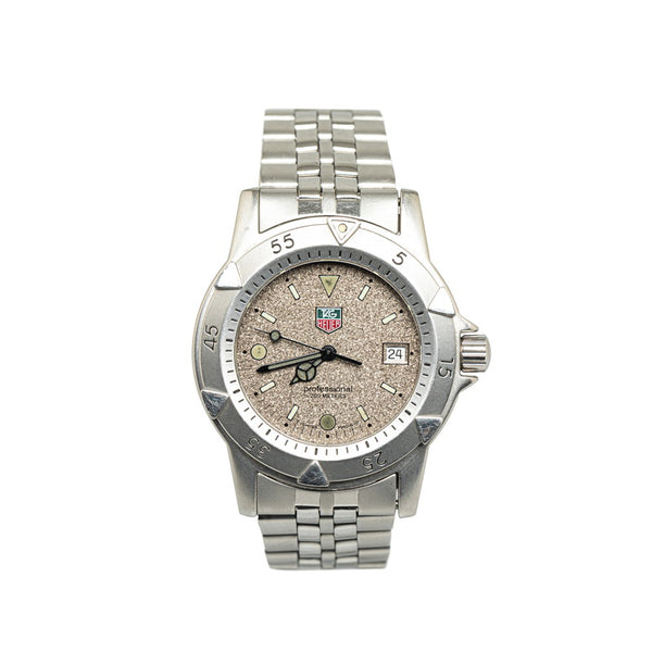 タグホイヤー プロフェッショナル 200 腕時計 WD1211-K-20 クオーツ グレー文字盤 ステンレススチール メンズ TAG HEUER 【中古】
