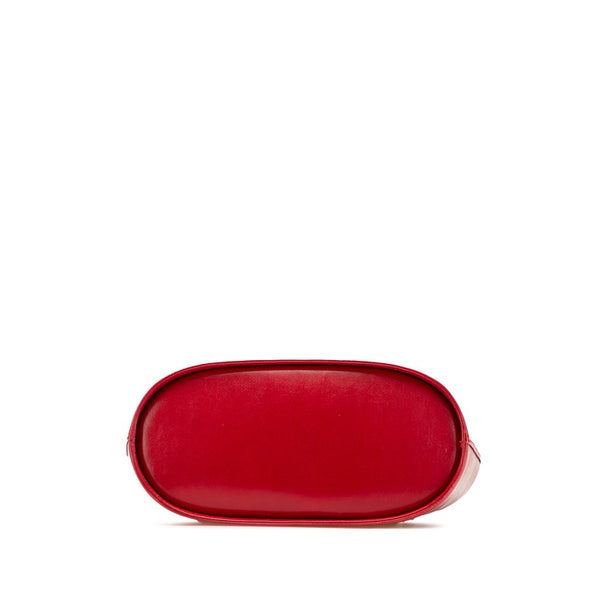 サルヴァトーレフェラガモ ガンチーニ ハンドバッグ ショルダーバッグ 2WAY AQ214279 レッド レザー レディース Salvatore Ferragamo 【中古】