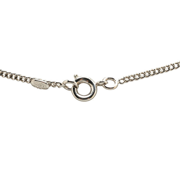 シャネル ココマーク ネックレス シルバー メタル レディース CHANEL 【中古】