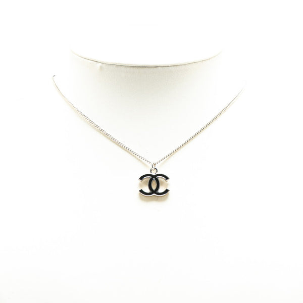 シャネル ココマーク ネックレス シルバー メタル レディース CHANEL 【中古】
