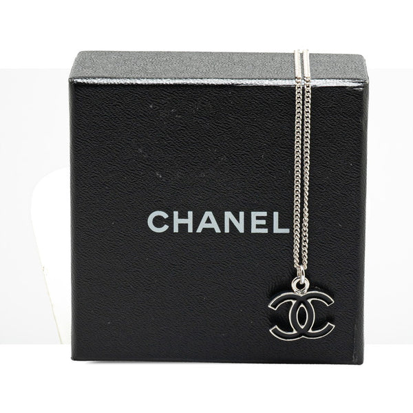 シャネル ココマーク ネックレス シルバー メタル レディース CHANEL 【中古】