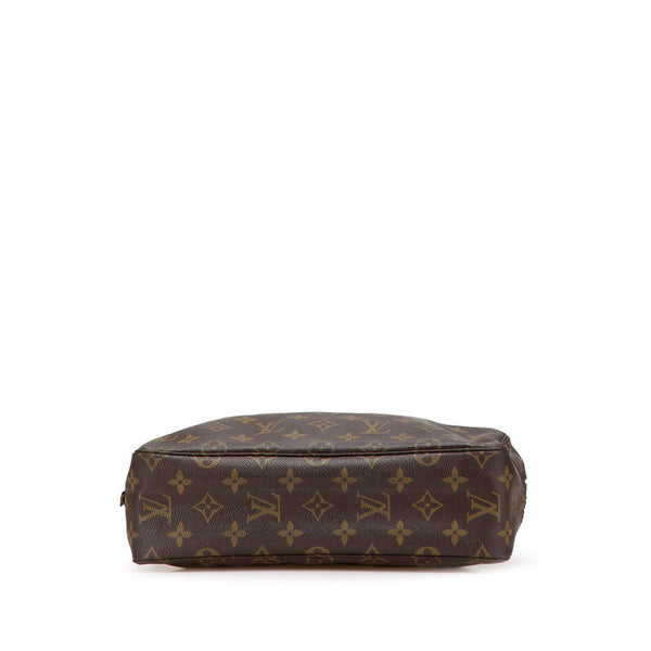ルイ ヴィトン モノグラム トゥルーストワレット28 ポーチ セカンドバッグ M47522 ブラウン PVC レザー レディース LOUIS VUITTON 【中古】