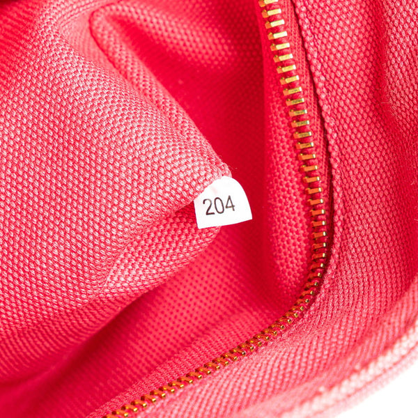 プラダ カナパ ハンドバッグ ショルダーバッグ 2WAY ピンク キャンバス レディース PRADA 【中古】
