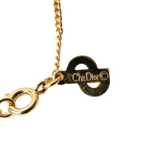 ディオール ハート モチーフ イヤリング ネックレス セット ゴールド メッキ レディース Dior 【中古】