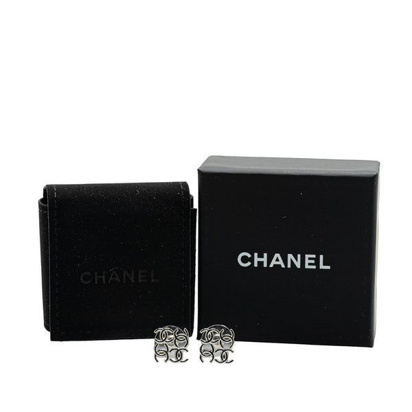 シャネル ココマーク ピアス シルバー メタル レディース CHANEL 【中古】