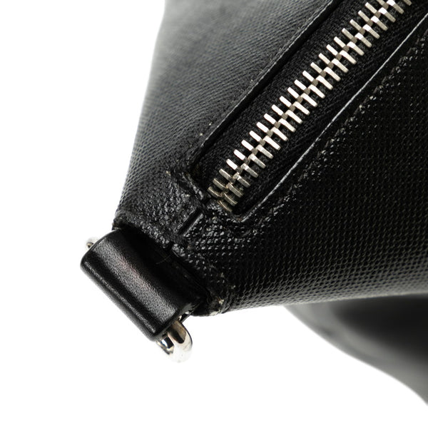 サンローラン ハンドバッグ ショルダーバッグ 2WAY ブラック PVC レザー レディース SAINT LAURENT 【中古】