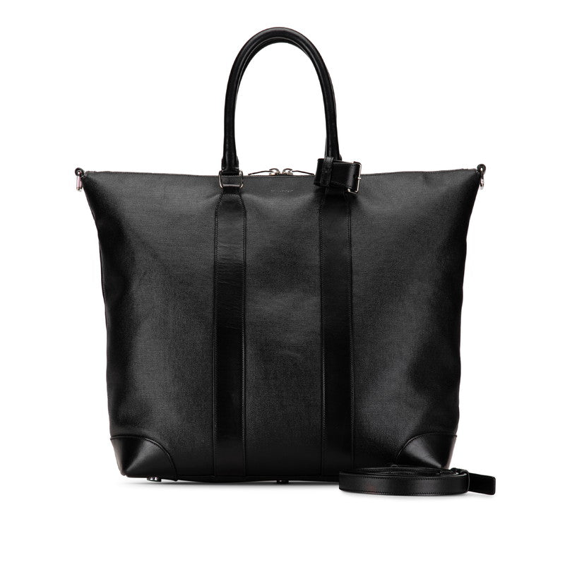 サンローラン ハンドバッグ ショルダーバッグ 2WAY ブラック PVC レザー レディース SAINT LAURENT 【中古】