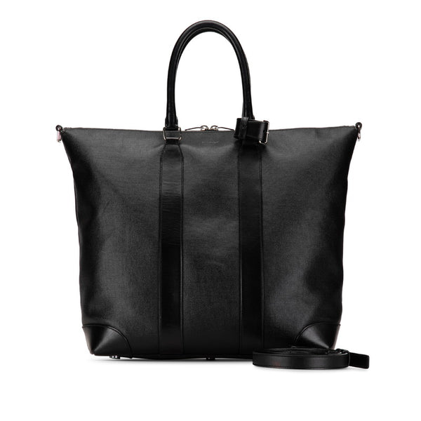 サンローラン ハンドバッグ ショルダーバッグ 2WAY ブラック PVC レザー レディース SAINT LAURENT 【中古】