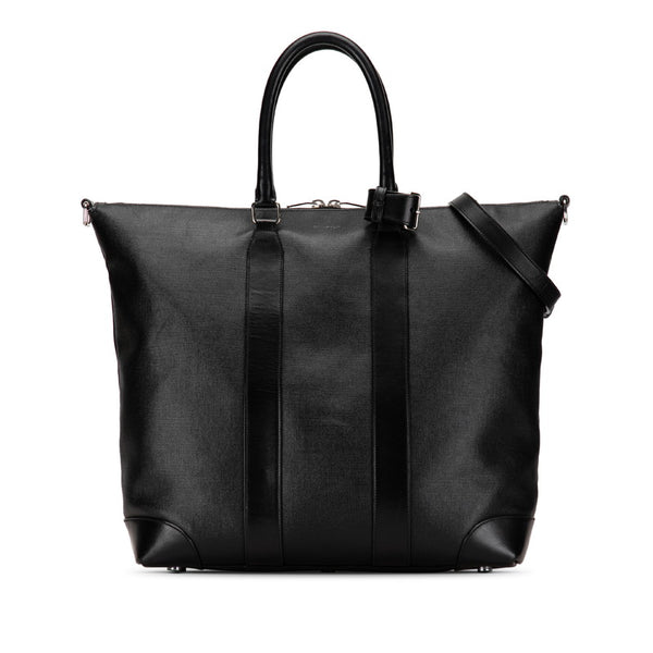 サンローラン ハンドバッグ ショルダーバッグ 2WAY ブラック PVC レザー レディース SAINT LAURENT 【中古】