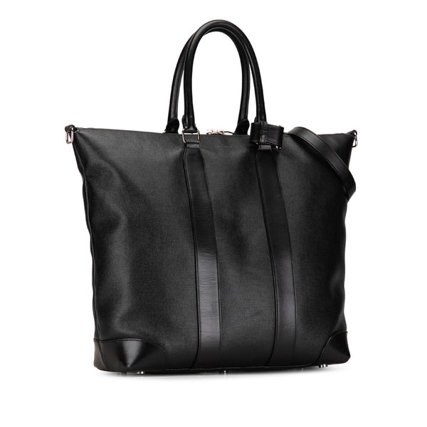 サンローラン ハンドバッグ ショルダーバッグ 2WAY ブラック PVC レザー レディース SAINT LAURENT 【中古】