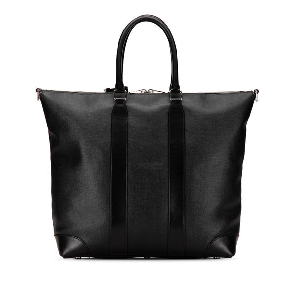 サンローラン ハンドバッグ ショルダーバッグ 2WAY ブラック PVC レザー レディース SAINT LAURENT 【中古】