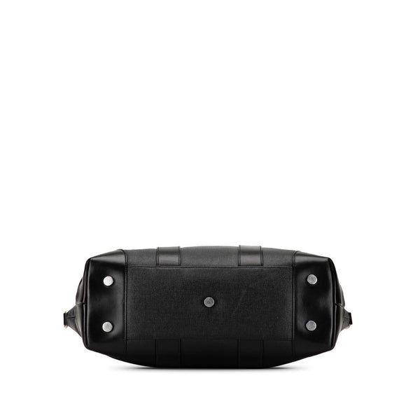 サンローラン ハンドバッグ ショルダーバッグ 2WAY ブラック PVC レザー レディース SAINT LAURENT 【中古】