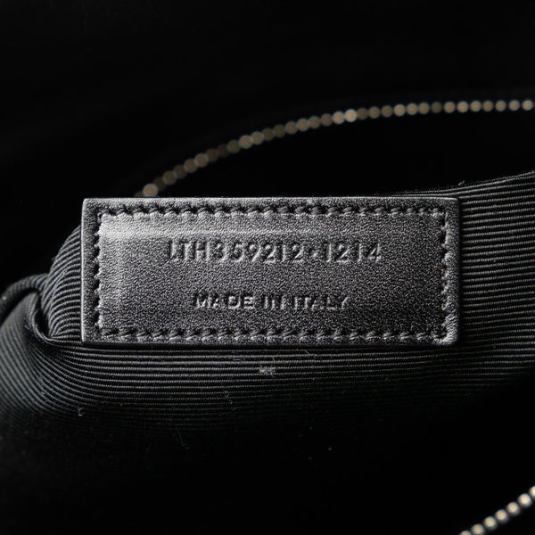 サンローラン ハンドバッグ ショルダーバッグ 2WAY ブラック PVC レザー レディース SAINT LAURENT 【中古】