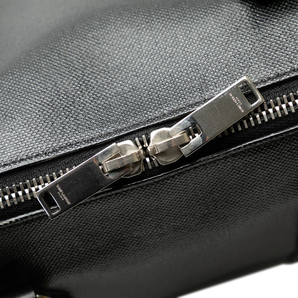 サンローラン ハンドバッグ ショルダーバッグ 2WAY ブラック PVC レザー レディース SAINT LAURENT 【中古】