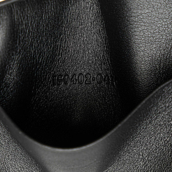 グッチ マイクログッチシマ キーケース 6連 150402 ブラック レザー メンズ GUCCI 【中古】