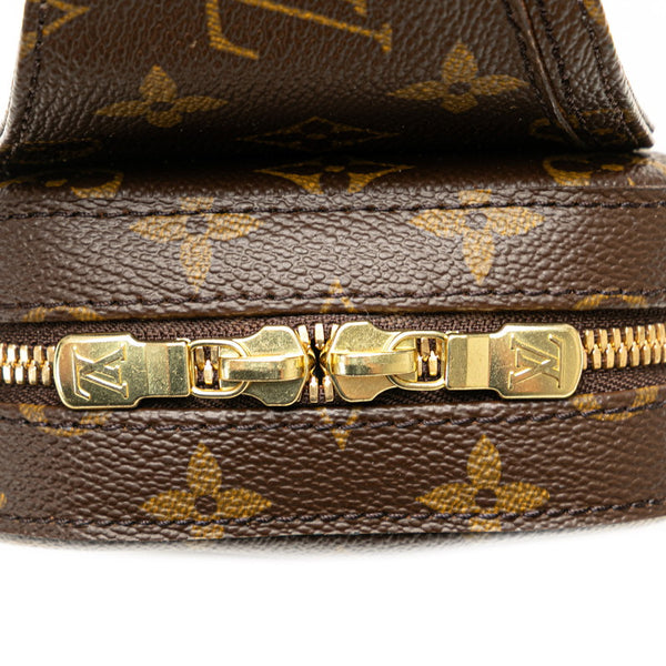 ルイ ヴィトン モノグラム ジェロニモス SPO ボディバッグ ウエストバッグ M50211 ブラウン PVC レザー メンズ LOUIS VUITTON 【中古】