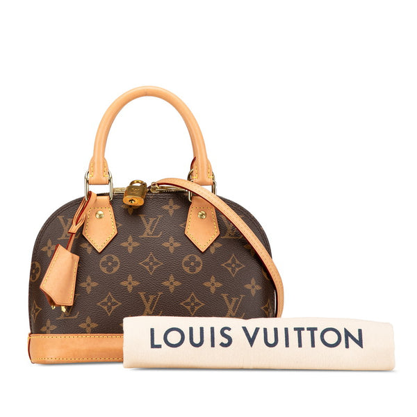 ルイ ヴィトン モノグラム アルマBB ハンドバッグ ショルダーバッグ 2WAY M53152 ブラウン PVC レザー レディース LOUIS VUITTON 【中古】