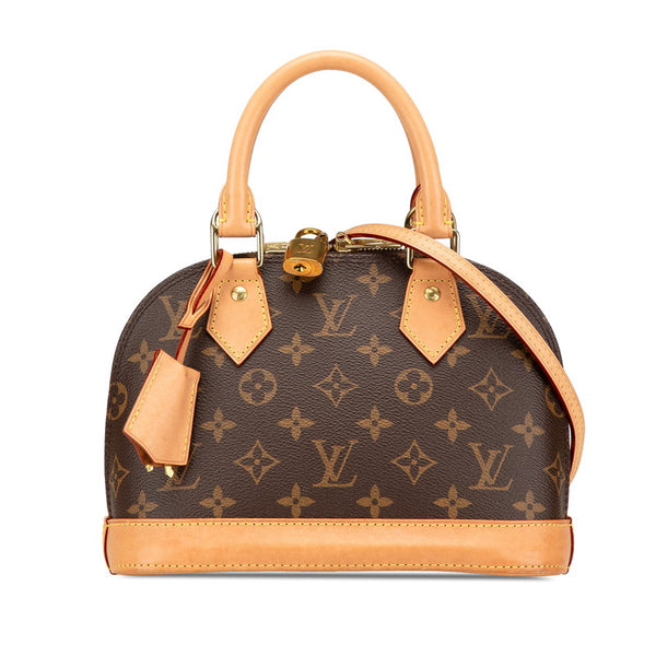 ルイ ヴィトン モノグラム アルマBB ハンドバッグ ショルダーバッグ 2WAY M53152 ブラウン PVC レザー レディース LOUIS VUITTON 【中古】