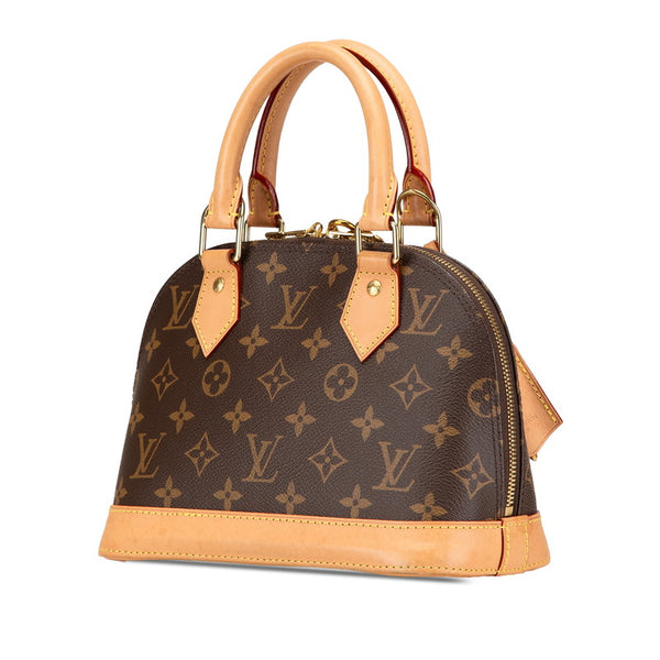 ルイ ヴィトン モノグラム アルマBB ハンドバッグ ショルダーバッグ 2WAY M53152 ブラウン PVC レザー レディース LOUIS VUITTON 【中古】