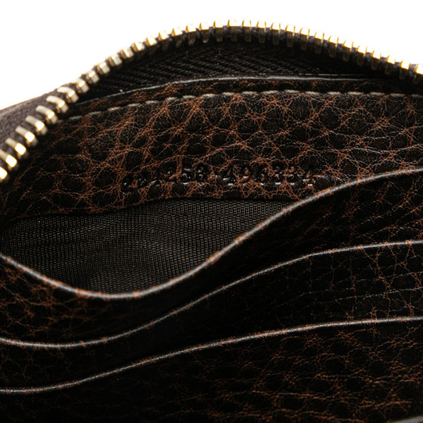 グッチ GGキャンバス バンブー タッセル ラウンドファスナー 長財布 224253 ブラウン ベージュ キャンバス レザー レディース GUCCI 【中古】