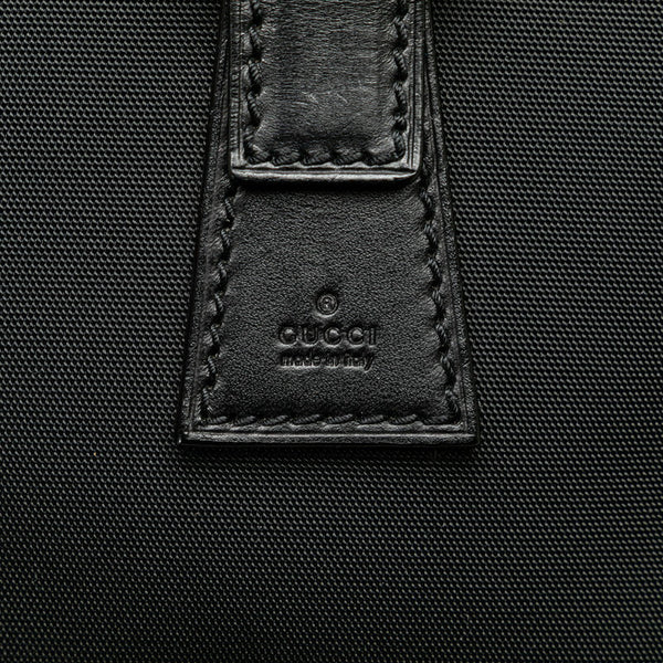 グッチ 斜め掛け ショルダーバッグ 108823 ブラック キャンバス レザー レディース GUCCI 【中古】