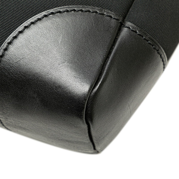 グッチ 斜め掛け ショルダーバッグ 108823 ブラック キャンバス レザー レディース GUCCI 【中古】