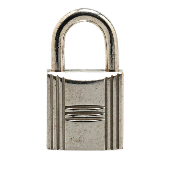 エルメス カデナ パドロック 南京錠 シルバー メタル レディース HERMES 【中古】