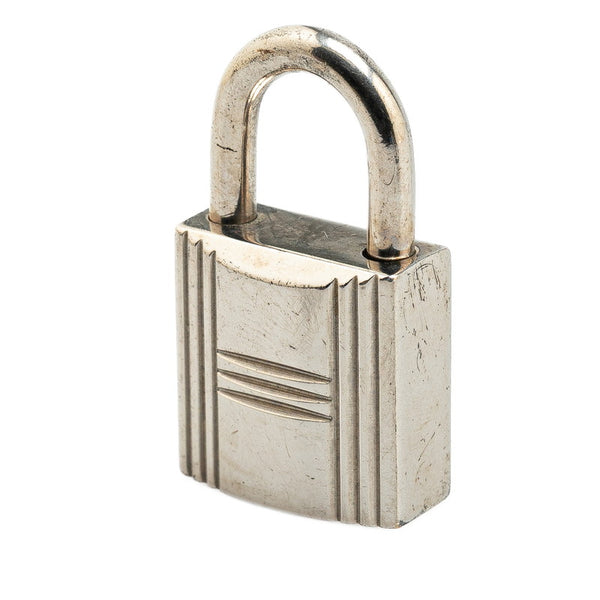 エルメス カデナ パドロック 南京錠 シルバー メタル レディース HERMES 【中古】