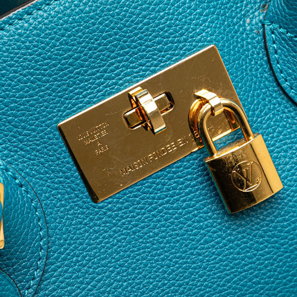 ルイ ヴィトン ミラMM ハンドバッグ M55023 コルヴェール ブルー トリヨンレザー レディース LOUIS VUITTON 【中古】