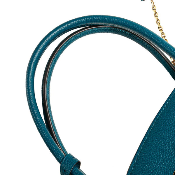 ルイ ヴィトン ミラMM ハンドバッグ M55023 コルヴェール ブルー トリヨンレザー レディース LOUIS VUITTON 【中古】