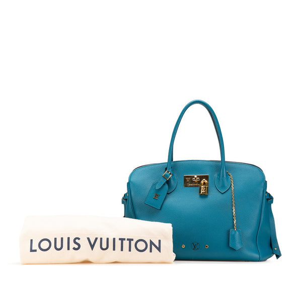 ルイ ヴィトン ミラMM ハンドバッグ M55023 コルヴェール ブルー トリヨンレザー レディース LOUIS VUITTON 【中古】