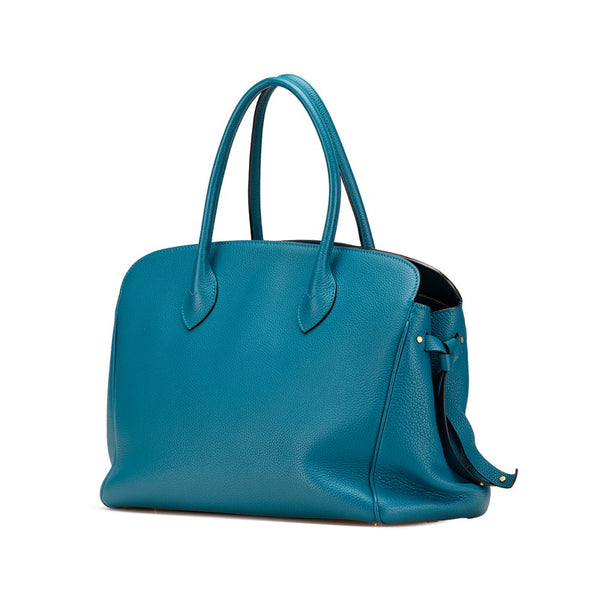 ルイ ヴィトン ミラMM ハンドバッグ M55023 コルヴェール ブルー トリヨンレザー レディース LOUIS VUITTON 【中古】
