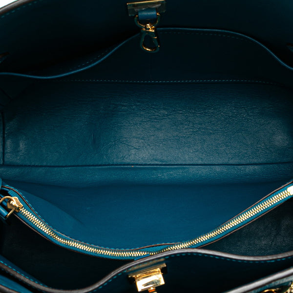 ルイ ヴィトン ミラMM ハンドバッグ M55023 コルヴェール ブルー トリヨンレザー レディース LOUIS VUITTON 【中古】