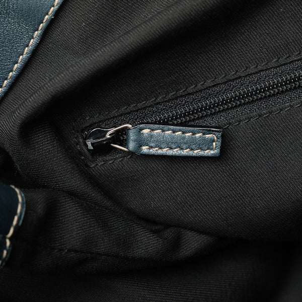 グッチ GGキャンバス スーキー ハンドバッグ トートバッグ 211944 ベージュ ブルー キャンバス レザー レディース GUCCI 【中古】