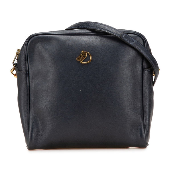 エルメス ジョッキー ミニ ショルダーバッグ ポシェット ネイビー ヴォーガリバー レディース HERMES 【中古】