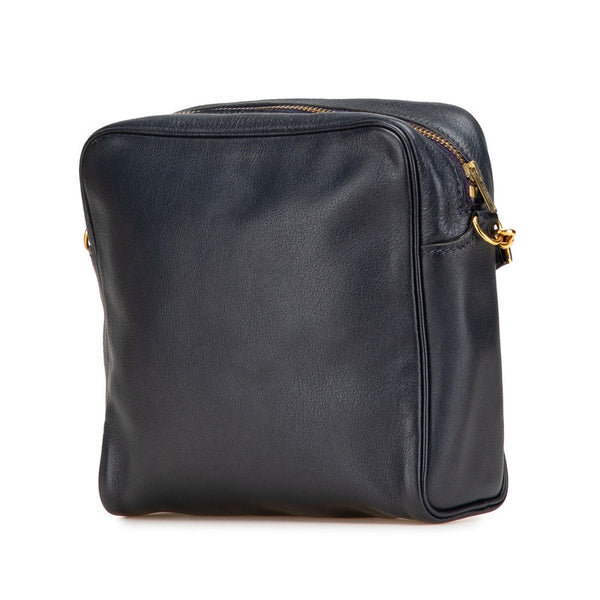 エルメス ジョッキー ミニ ショルダーバッグ ポシェット ネイビー ヴォーガリバー レディース HERMES 【中古】