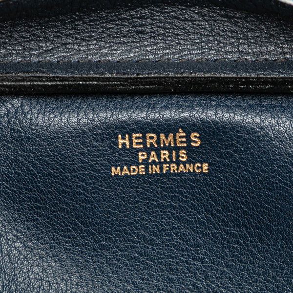 エルメス ジョッキー ミニ ショルダーバッグ ポシェット ネイビー ヴォーガリバー レディース HERMES 【中古】