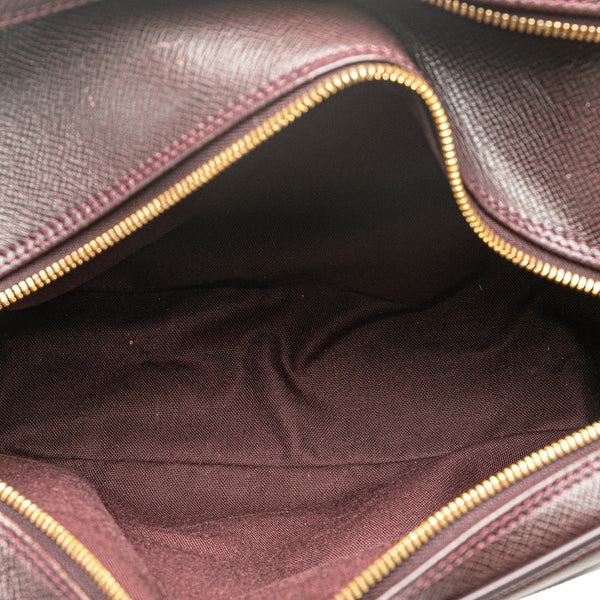 ルイ ヴィトン タイガ リポーターPM 斜め掛け ショルダーバッグ M30156 アカジュー ワインレッド レザー レディース LOUIS VUITTON 【中古】