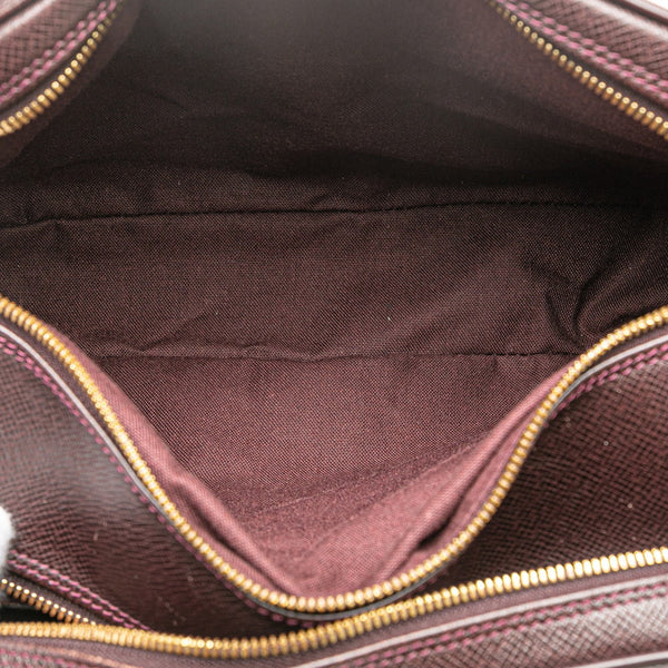 ルイ ヴィトン タイガ リポーターPM 斜め掛け ショルダーバッグ M30156 アカジュー ワインレッド レザー レディース LOUIS VUITTON 【中古】