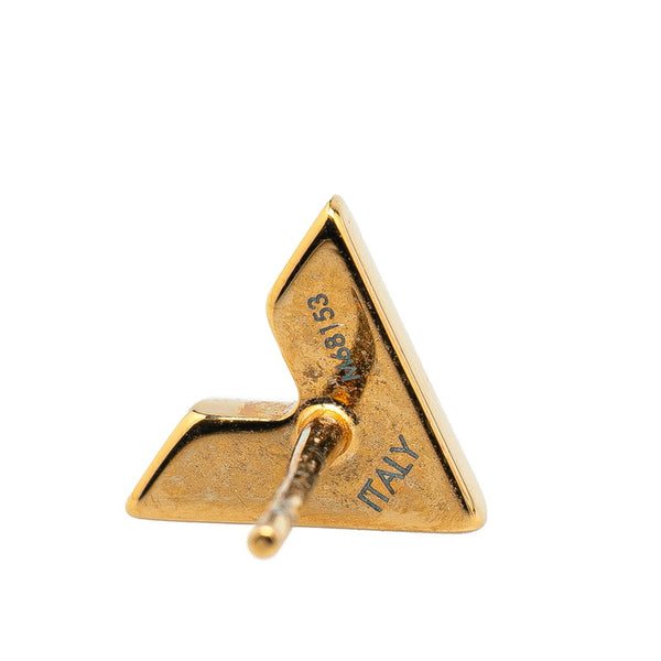 ルイ ヴィトン スタッズ イヤリング エセンシャルV ピアス M68153 ゴールド メッキ レディース LOUIS VUITTON 【中古】