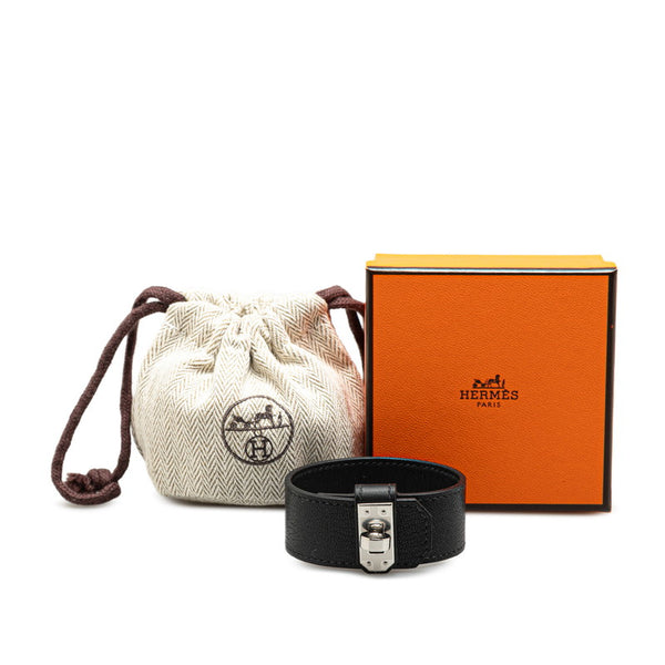 エルメス ケリー ツイストPM バングル ブラック ヴォースイフト レディース HERMES 【中古】