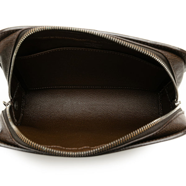 ルイ ヴィトン タイガ バイカル セカンドバッグ クラッチバッグ M30188 グリズリ ブラウン レザー メンズ LOUIS VUITTON 【中古】