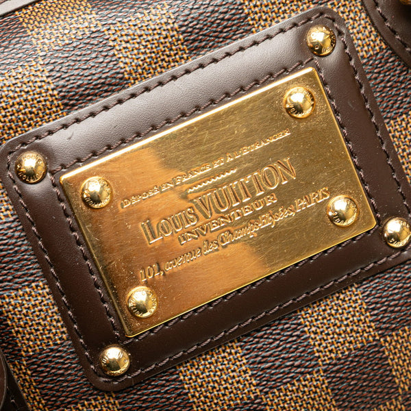 ルイ ヴィトン ダミエ バークレー ハンドバッグ N52000 ブラウン PVC レザー レディース LOUIS VUITTON 【中古】