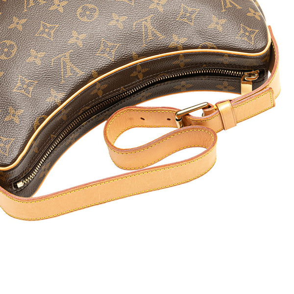 ルイ ヴィトン モノグラム クロワッサンMM ショルダーバッグ M51512 ブラウン PVC レザー レディース LOUIS VUITTON 【中古】
